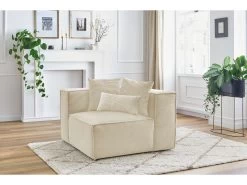 Angle Pour Canapé Modulable VAUBAN Velours Côtelé