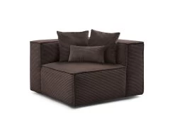 Angle Pour Canapé Modulable VAUBAN Velours Côtelé -Velvet Magasin angle pour canape modulable vauban velours cotele 7