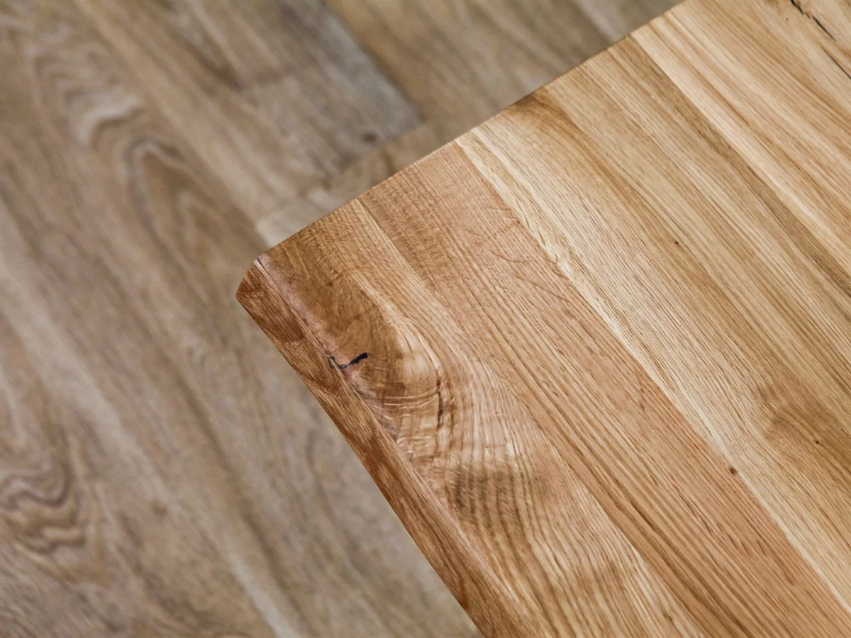 Banc Pieds Croix AWANI Chêne Massif Et Métal 10 Banc Pieds Croix AWANI Chêne Massif Et Métal – Image 8