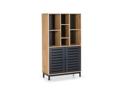 Bibliothèque H.160 Cm AUSTIN Bois Massif