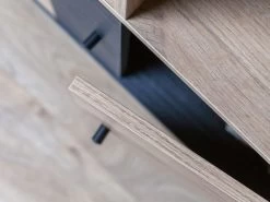 Bibliothèque H160 Cm ROMY Imitation Chêne Et Noir 15 Bibliothèque H160 Cm ROMY Imitation Chêne Et Noir -Velvet Magasin bibliotheque h160 cm romy imitation chene et noir 3