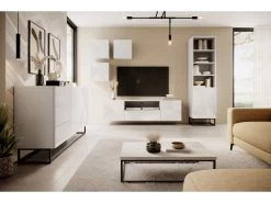 Bibliothèque H.190 Cm ALICE Pieds En Métal