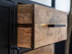 Bibliothèque H190 Cm BEAUBOURG Bois Massif De Manguier -Velvet Magasin bibliotheque h190 cm beaubourg bois massif de manguier 5