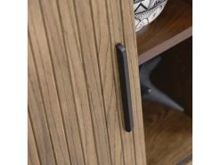 Buffet 2 Portes 140 Cm PAULINA Placage Chêne Massif -Velvet Magasin buffet 2 portes 140 cm paulina placage chene massif 5