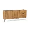Buffet 2 Portes Coulissantes 180 Cm BAZILE Bois Massif D'acacia 1 Buffet 2 Portes Coulissantes 180 Cm BAZILE Bois Massif D'acacia -Velvet Magasin buffet 2 portes coulissantes 180 cm bazile bois massif d acacia