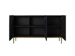 Buffet 3 Portes 150 Cm KASHA Pieds Or -Velvet Magasin buffet 3 portes 150 cm kasha pieds or 2