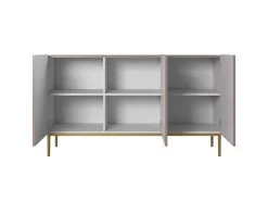 Buffet 3 Portes 150 Cm KASHA Pieds Or -Velvet Magasin buffet 3 portes 150 cm kasha pieds or 6