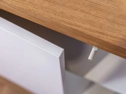 Buffet 4 Portes 200 Cm ABY Placage Chêne Massif -Velvet Magasin buffet 4 portes 200 cm aby placage chene massif 6