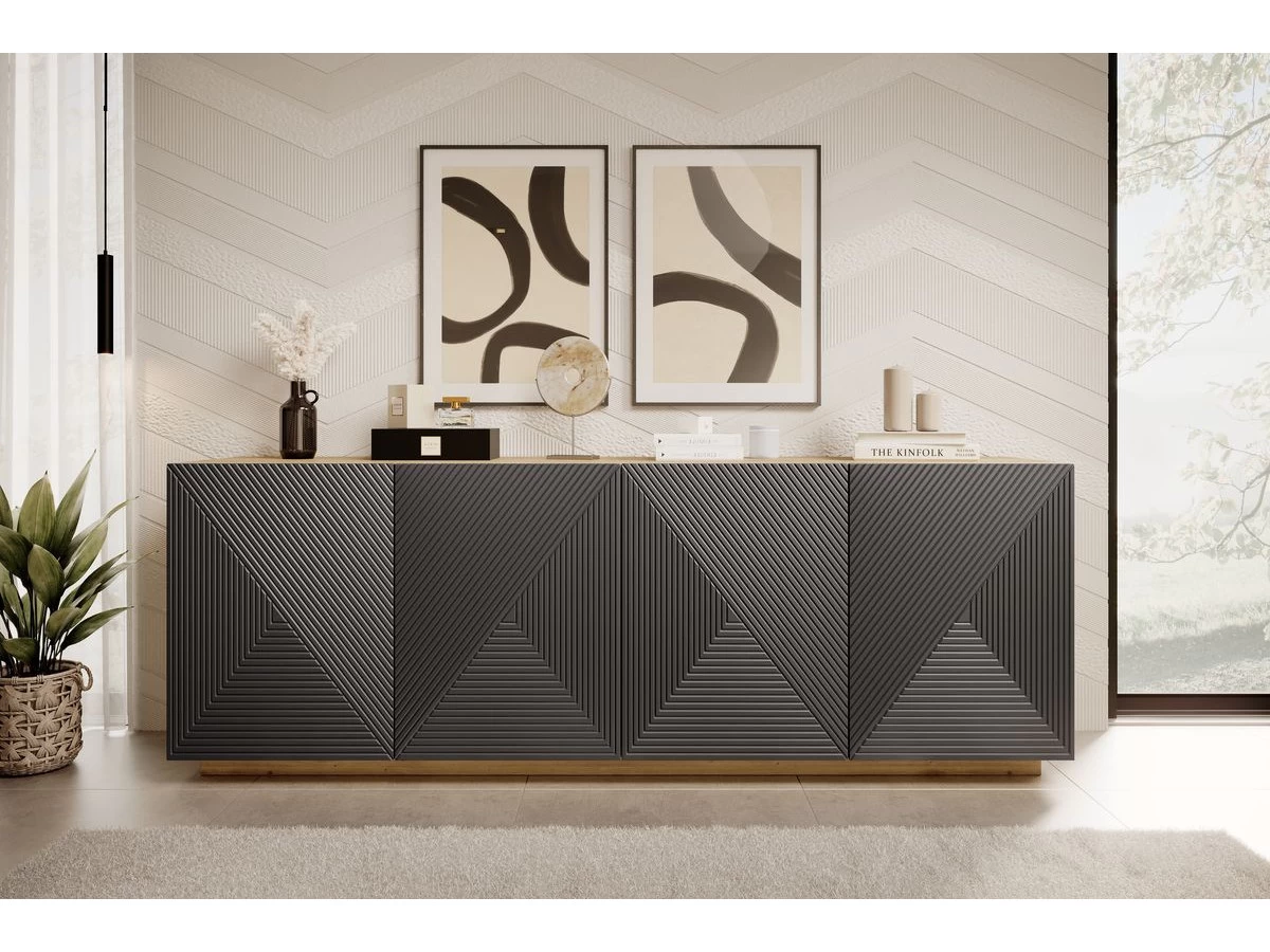 Buffet 4 Portes 200 Cm ALICE 7 Buffet 4 Portes 200 Cm ALICE – Image 5