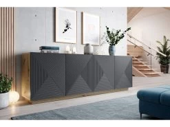 Buffet 4 Portes 200 Cm ALICE 18 Buffet 4 Portes 200 Cm ALICE -Velvet Magasin buffet 4 portes 200 cm alice 6