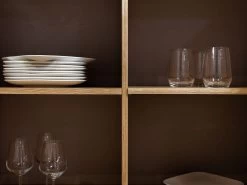 Buffet 4 Portes 200 Cm FERRET Placage Chêne Massif Avec Tasseaux -Velvet Magasin buffet 4 portes 200 cm ferret placage chene massif avec tasseaux 5