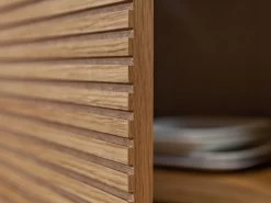 Buffet 4 Portes 200 Cm FERRET Placage Chêne Massif Avec Tasseaux -Velvet Magasin buffet 4 portes 200 cm ferret placage chene massif avec tasseaux 7