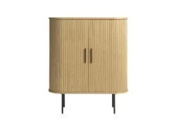 Buffet Haut 2 Portes 100 Cm PAULINA Placage Chêne Massif 15 Buffet Haut 2 Portes 100 Cm PAULINA Placage Chêne Massif -Velvet Magasin buffet haut 2 portes 100 cm paulina placage chene massif 4