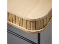 Bureau Avec Portes Coulissantes PAULINA Placage Chêne -Velvet Magasin bureau avec portes coulissantes paulina placage chene 6