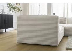 Canapé D'angle Fixe HARRY Gros Côtelé Doux -Velvet Magasin canape d angle convertible coffre harry 5