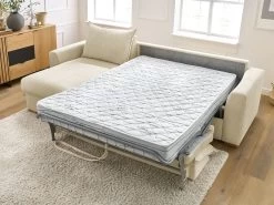 Canapé D'angle Réversible Convertible Ouverture Express AUGUSTIN Velours Côtelé -Velvet Magasin canape d angle convertible ouverture express augustin tissu bouclette 4