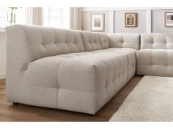 Canapé D'angle Fixe 100% Modulable KLEBER -Velvet Magasin canape d angle fixe 100 modulable kleber 6