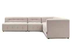 Canapé D'angle Fixe 100% Modulable KLEBER -Velvet Magasin canape d angle fixe 100 modulable kleber 7