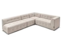 Canapé D'angle Fixe 100% Modulable KLEBER -Velvet Magasin canape d angle fixe 100 modulable kleber 8