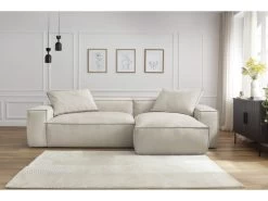 Canapé D'angle Réversible BOHEME Tissu Chiné 14 Canapé D'angle Réversible BOHEME Tissu Chiné -Velvet Magasin canape d angle fixe boheme tissu chine 2