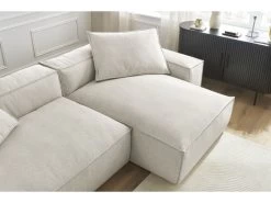 Canapé D'angle Réversible BOHEME Tissu Chiné 17 Canapé D'angle Réversible BOHEME Tissu Chiné -Velvet Magasin canape d angle fixe boheme tissu chine 5