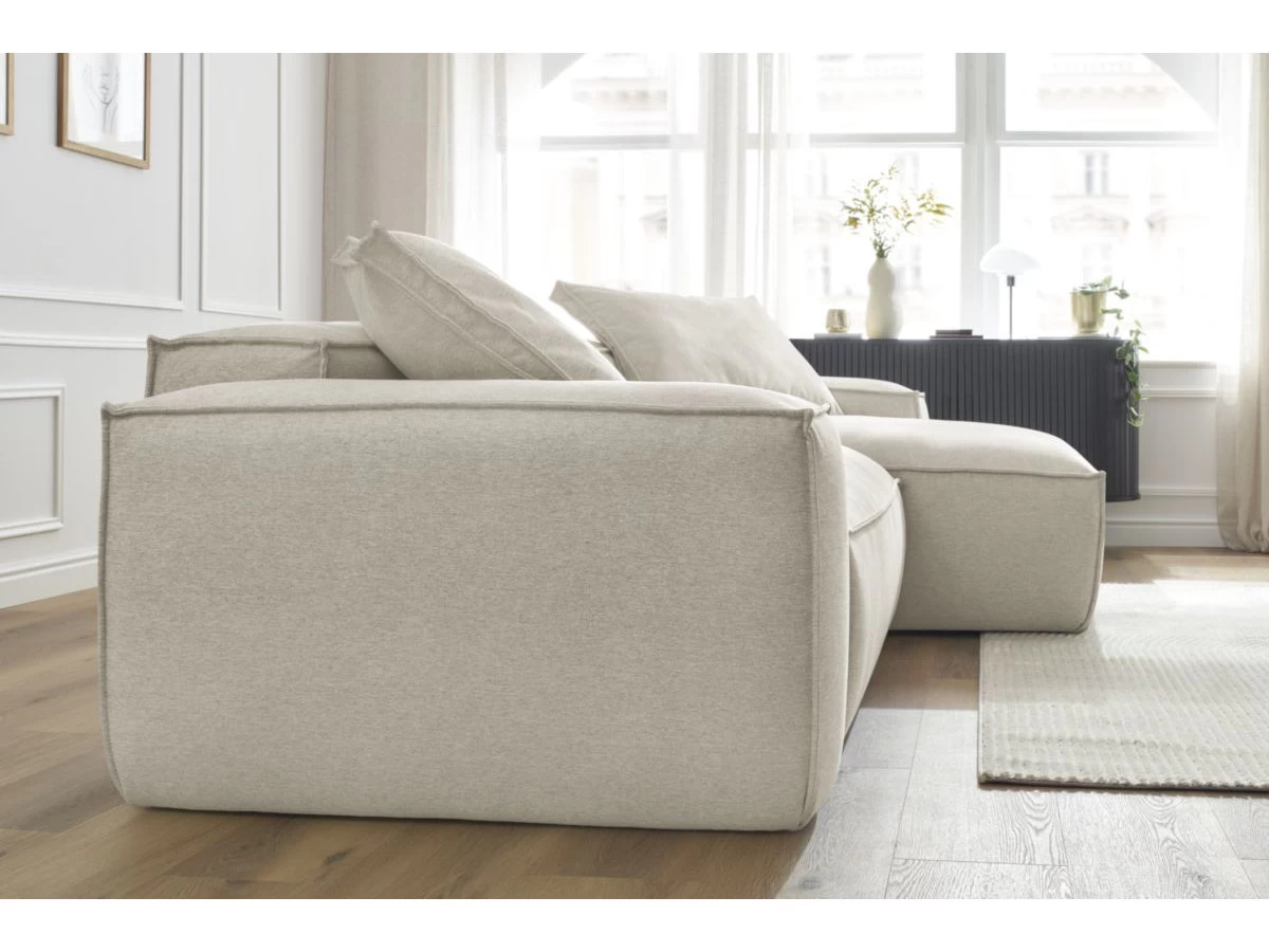 Canapé D'angle Réversible BOHEME Tissu Chiné 10 Canapé D'angle Réversible BOHEME Tissu Chiné – Image 8