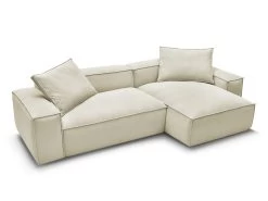 Canapé D'angle Réversible BOHEME Velours Côtelé -Velvet Magasin canape d angle fixe boheme velours cotele 9