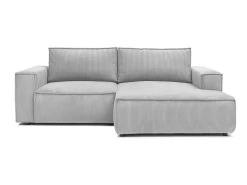 Canapé D'angle Fixe Compact NIHAD Velours Côtelé 21 Canapé D'angle Fixe Compact NIHAD Velours Côtelé -Velvet Magasin canape d angle fixe compact nihad velours cotele 9