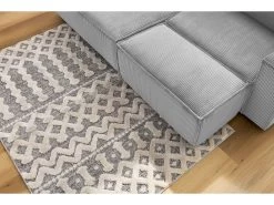 Canapé D'angle Fixe Compact NIHAD Velours Côtelé Avec Pouf 19 Canapé D'angle Fixe Compact NIHAD Velours Côtelé Avec Pouf -Velvet Magasin canape d angle fixe compact nihad velours cotele avec pouf 7