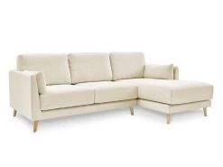 Canapé D'angle Fixe Grand Confort MONTMARTRE Tissu Velours Côtelé -Velvet Magasin canape d angle fixe grand confort montmartre tissu velours cotele 4