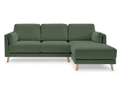 Canapé D'angle Fixe Grand Confort MONTMARTRE Tissu Velours Côtelé -Velvet Magasin canape d angle fixe grand confort montmartre tissu velours cotele 8