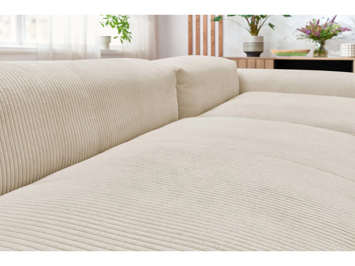 Canapé D'angle Fixe LAFAYETTE Velours Côtelé Ultra Moelleux 6 Canapé D'angle Fixe LAFAYETTE Velours Côtelé Ultra Moelleux – Image 4