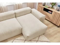 Canapé D'angle Fixe LAFAYETTE Velours Côtelé Ultra Moelleux 16 Canapé D'angle Fixe LAFAYETTE Velours Côtelé Ultra Moelleux -Velvet Magasin canape d angle fixe lafayette velours cotele ultra moelleux 4