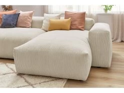 Canapé D'angle Fixe LAFAYETTE Velours Côtelé Ultra Moelleux 18 Canapé D'angle Fixe LAFAYETTE Velours Côtelé Ultra Moelleux -Velvet Magasin canape d angle fixe lafayette velours cotele ultra moelleux 6