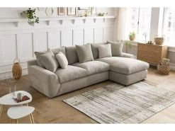 Canapé D'angle Fixe LAZARE 16 Canapé D'angle Fixe LAZARE -Velvet Magasin canape d angle fixe lazare 4