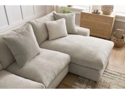 Canapé D'angle Fixe LAZARE 17 Canapé D'angle Fixe LAZARE -Velvet Magasin canape d angle fixe lazare 5