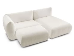 Canapé D'angle Fixe LECOMTE Avec 1 Chauffeuse Avec Accoudoir 130 Cm, 1 Méridienne Sans Accoudoir Et 1 Petit Pouf 19 Canapé D'angle Fixe LECOMTE Avec 1 Chauffeuse Avec Accoudoir 130 Cm, 1 Méridienne Sans Accoudoir Et 1 Petit Pouf -Velvet Magasin canape d angle fixe lecomte avec 1 chauffeuse avec accoudoir 130 cm 1 meridienne sans accoudoir et 1 petit pouf 7