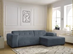 Canapé D'angle Fixe LENA -Velvet Magasin canape d angle fixe lena 1