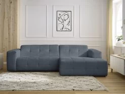 Canapé D'angle Fixe LENA -Velvet Magasin canape d angle fixe lena 2