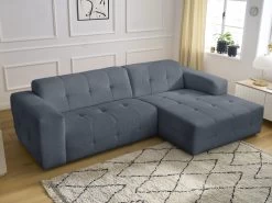 Canapé D'angle Fixe LENA -Velvet Magasin canape d angle fixe lena 3