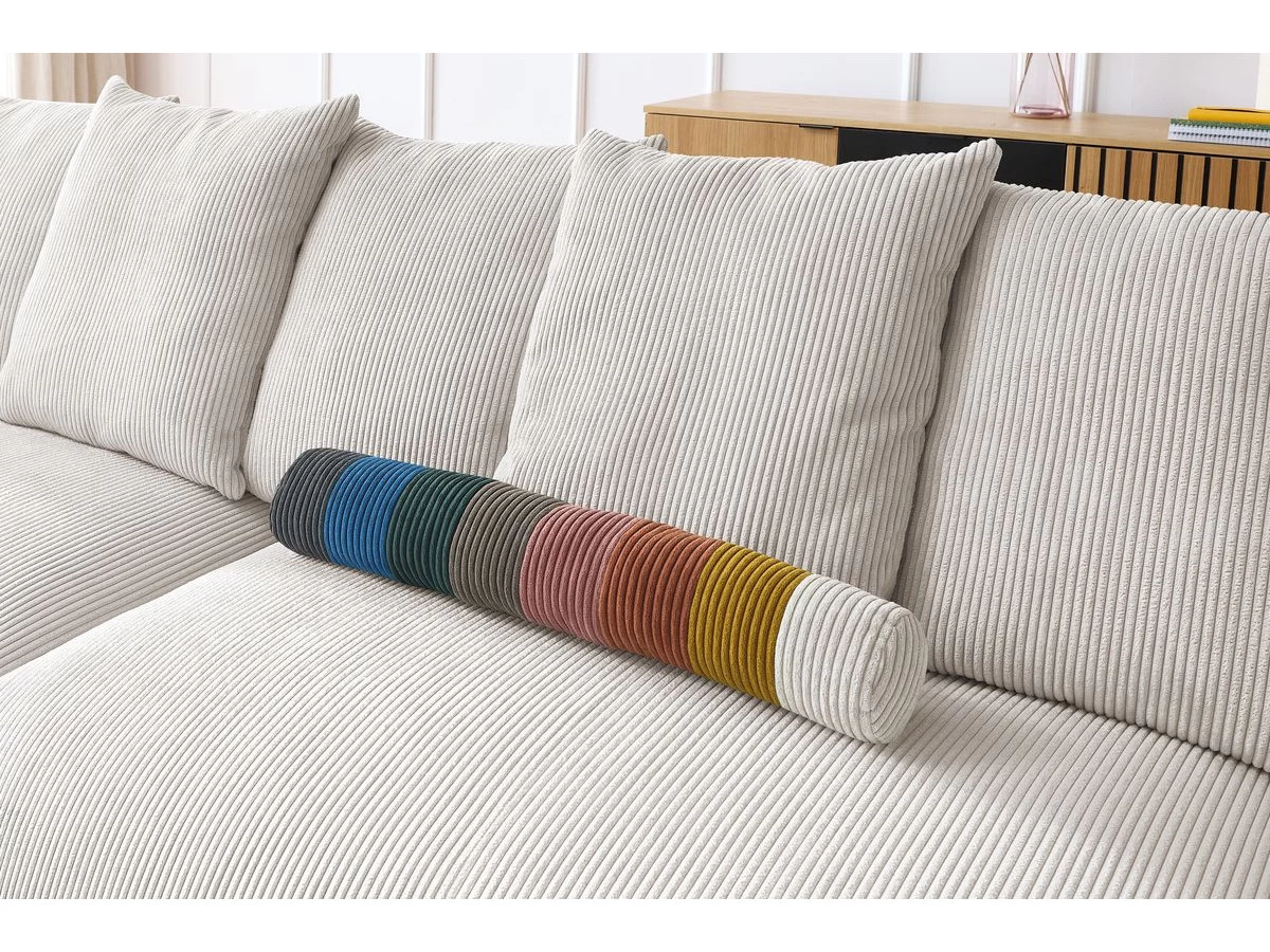 Canapé D'angle Fixe Modulable Ultra Moelleux VOLTAIRE Avec 2 Chauffeuses 2 Places, 1 Angle, 1 Chauffeuse 1 Place Et 1 Pouf 8 Canapé D'angle Fixe Modulable Ultra Moelleux VOLTAIRE Avec 2 Chauffeuses 2 Places, 1 Angle, 1 Chauffeuse 1 Place Et 1 Pouf – Image 6