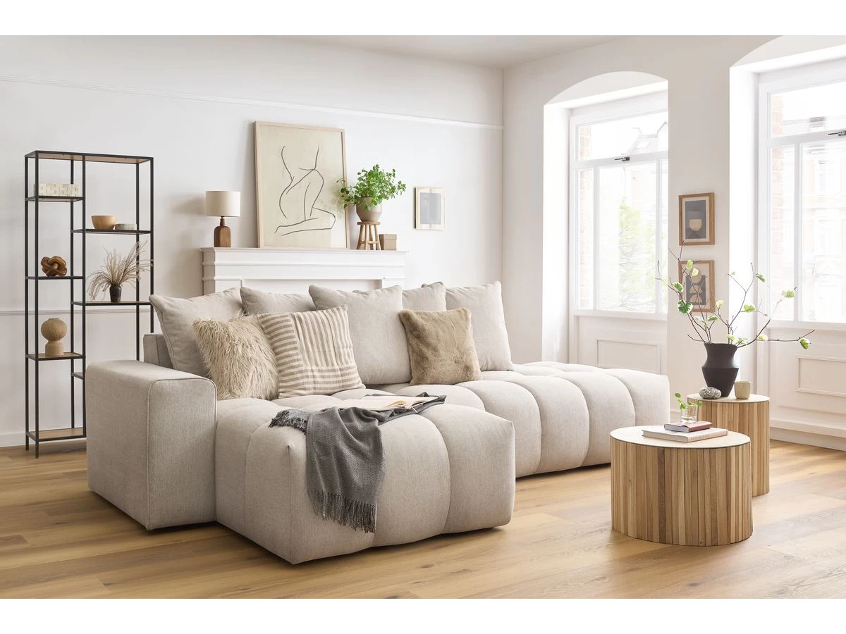 Mont Blanc Canapé D'angle Fixe MONT-BLANC Tissu 4 Mont Blanc Canapé D'angle Fixe MONT-BLANC Tissu – Image 2