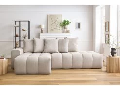 Mont Blanc Canapé D'angle Fixe MONT-BLANC Tissu 14 Mont Blanc Canapé D'angle Fixe MONT-BLANC Tissu -Velvet Magasin canape d angle fixe mont blanc tissu 2