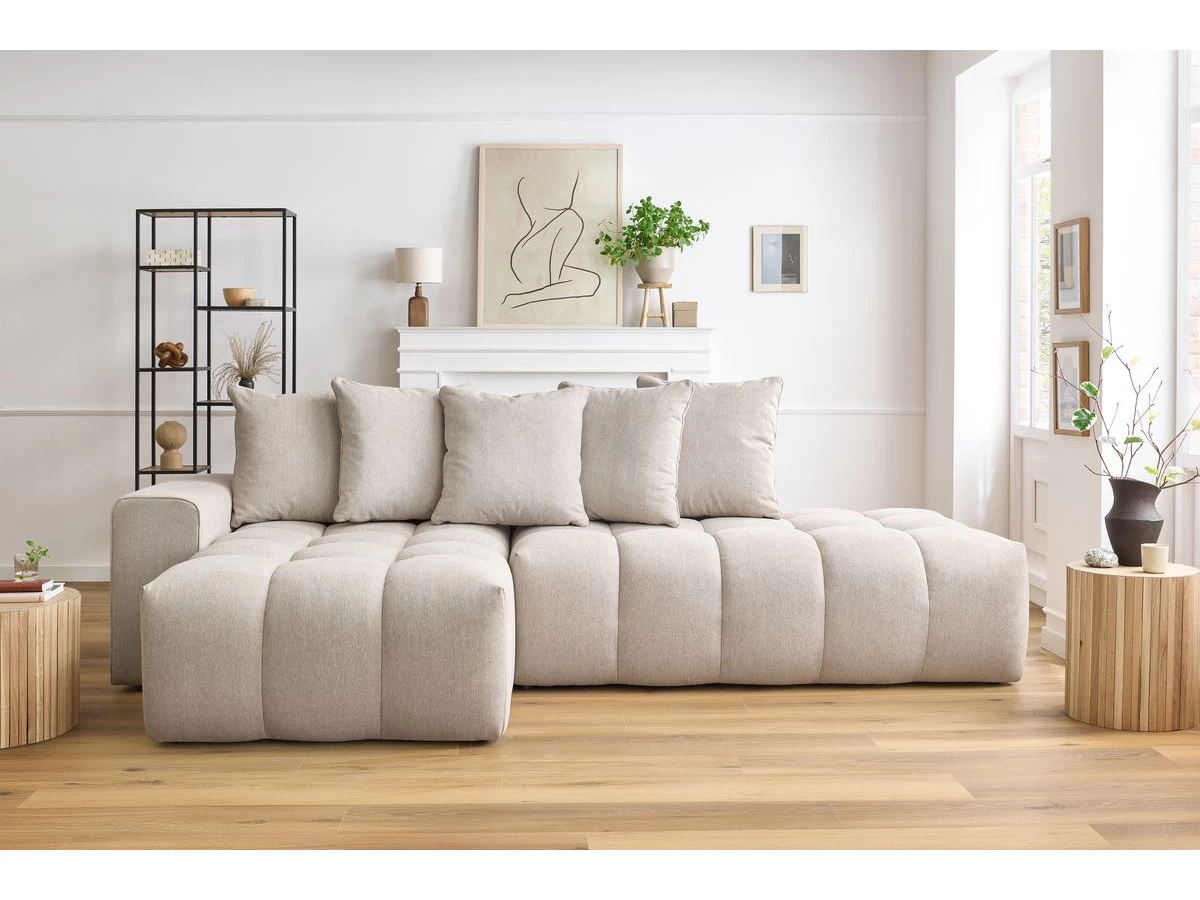 Mont Blanc Canapé D'angle Fixe MONT-BLANC Tissu 5 Mont Blanc Canapé D'angle Fixe MONT-BLANC Tissu – Image 3