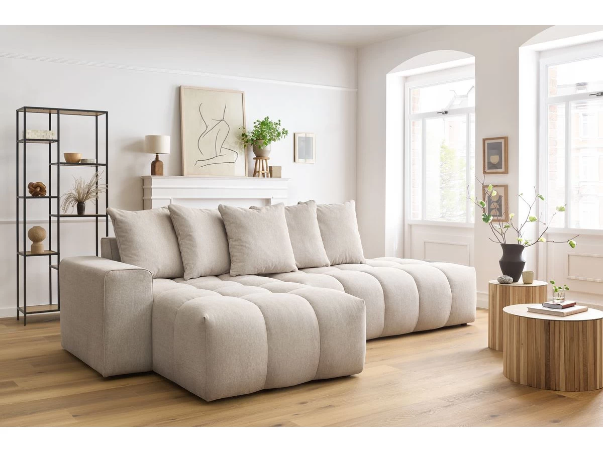 Mont Blanc Canapé D'angle Fixe MONT-BLANC Tissu 6 Mont Blanc Canapé D'angle Fixe MONT-BLANC Tissu – Image 4