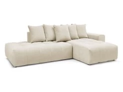 Mont Blanc Canapé D'angle Fixe MONT-BLANC Velours