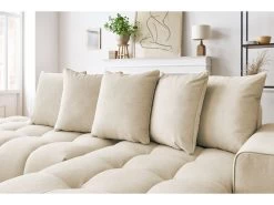 Mont Blanc Canapé D'angle Fixe MONT-BLANC Velours 17 Mont Blanc Canapé D'angle Fixe MONT-BLANC Velours -Velvet Magasin canape d angle fixe mont blanc velours 5