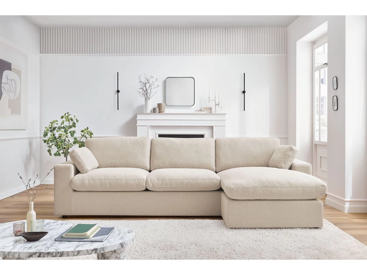 Canapé D'angle Fixe Réversible BELAIR 4 Canapé D'angle Fixe Réversible BELAIR – Image 2