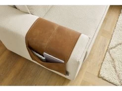 Canapé D'angle Fixe Réversible NIHAD Édition Limitée Velours Côtelé -Velvet Magasin canape d angle fixe reversible nihad edition limitee velours cotele 4