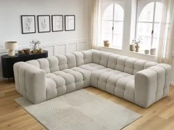 Canapé D'angle Réversible CLOUD -Velvet Magasin canape d angle reversible cloud 2